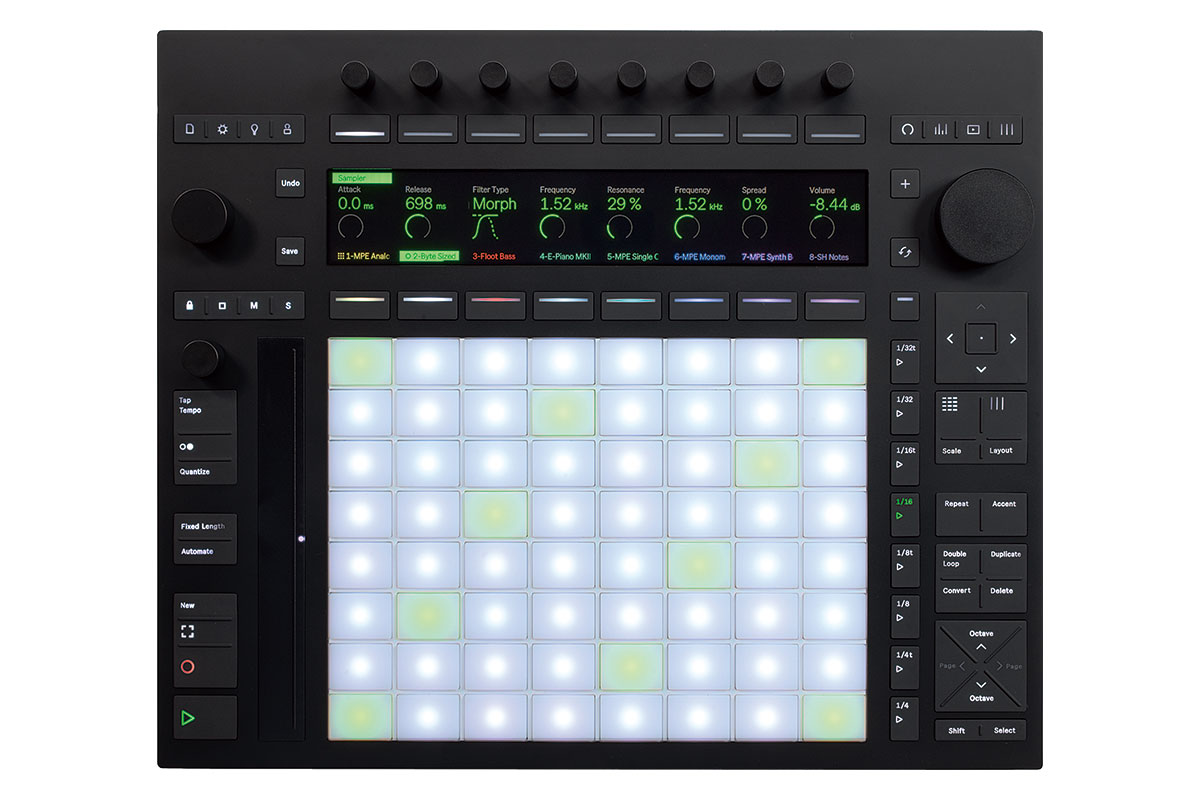 ABLETON Push レビュー：スタンドアローンでLiveの機能が使えるMPE対応