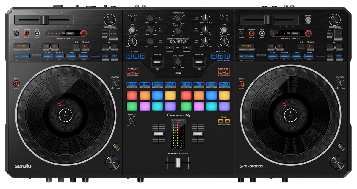 Pioneer DJ DDJ-REV5〜スクラッチスタイルの2chDJコントローラー最新