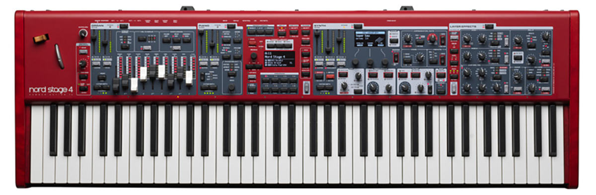 Nord Stage 4〜ピアノ／オルガン／シンセの独立したパネルを持つ進化