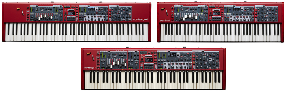 Nord Stage 4〜ピアノ／オルガン／シンセの独立したパネルを持つ進化