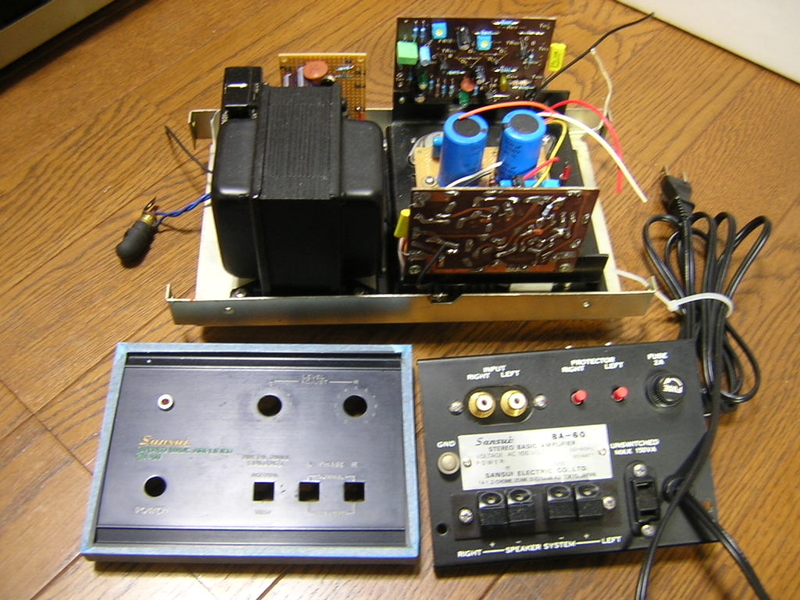 SANSUI BA-60 レストア修理 その1 - mosukeのオーディオ