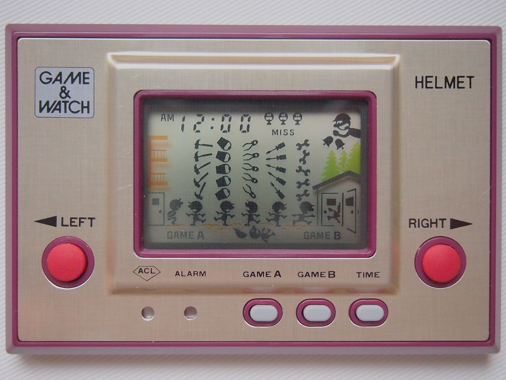 第7作】 CN-07・CN-17 ヘルメット - どこでもGAME&WATCH ～ゲーム