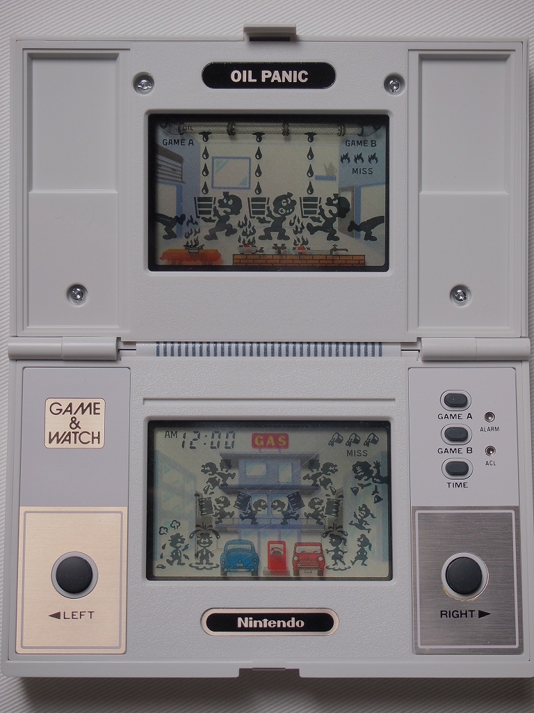 第18作】 OP-51 オイルパニック - どこでもGAME&WATCH ～ゲーム