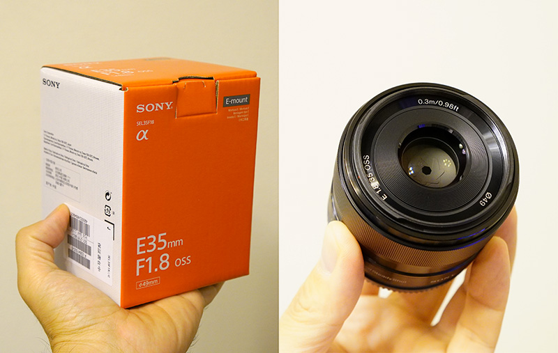 ソニーのE35 mm F1.8 oss を買いました！α6400用の単焦点標準レンズ