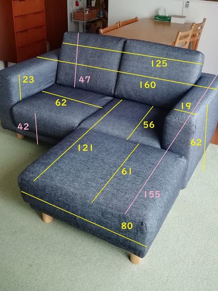無印のソファ（ウレタン・ポケットコイル 2シーター）詳細サイズと後悔