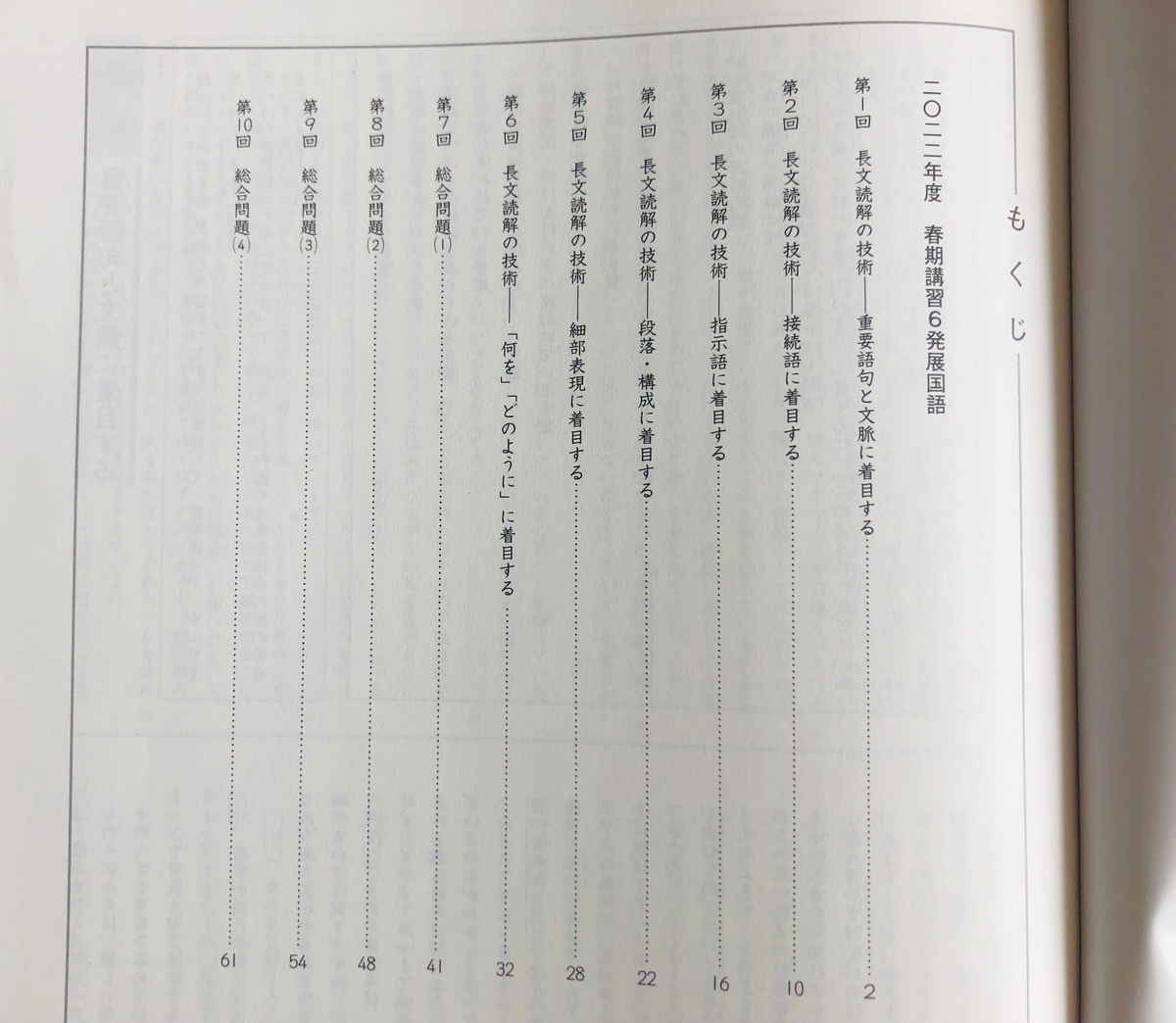 日能研】春期講習（新6年生・発展）の内容 - ちゅりぷ子のもしかして