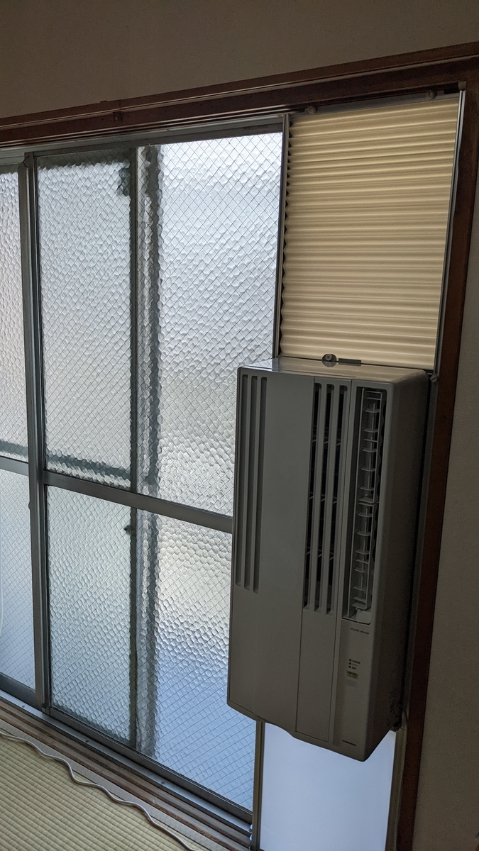 窓用エアコン コロナReLaLa CW-F1622R-WSを設置しました - ventana