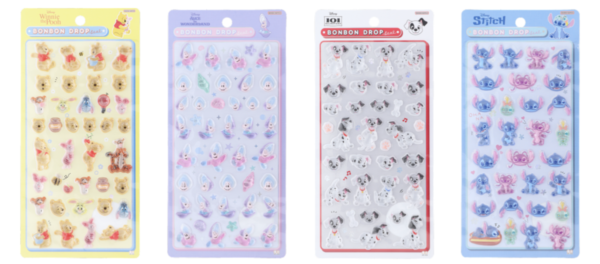 ボンボンドロップシール ディズニー】2024年12月発売の全8種まとめ｜再
