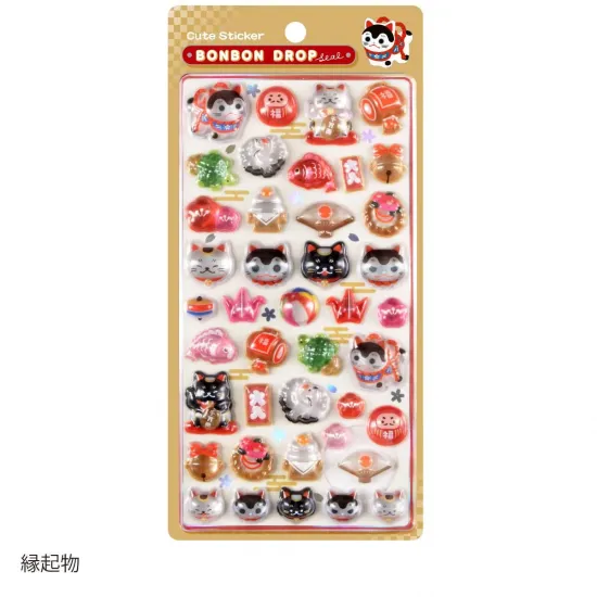 和柄ボンボンドロップシール】1月19日以降順次再販予定｜販売店・公式