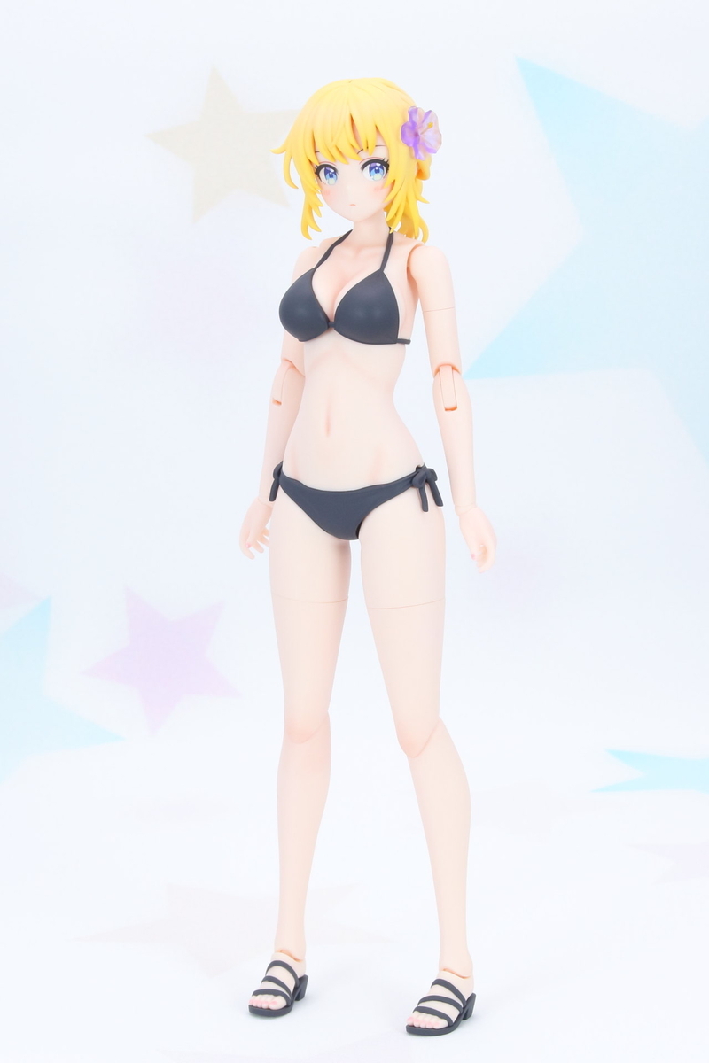 創彩少女庭園 佐伯リツカ【水着】ヘアアレンジVer. 完成 - みっちーの