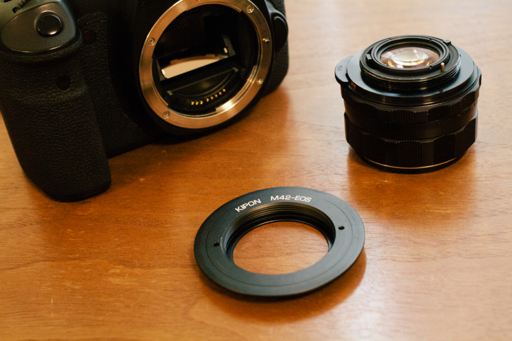 EOS 6Dとマウントアダプターと中古M42タクマーレンズで新お散歩カメラ