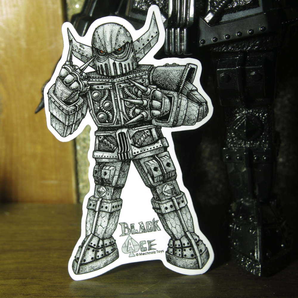 Mechnoiz Toys / BLACK ACE[1期/黒成形未塗装] - smogbom