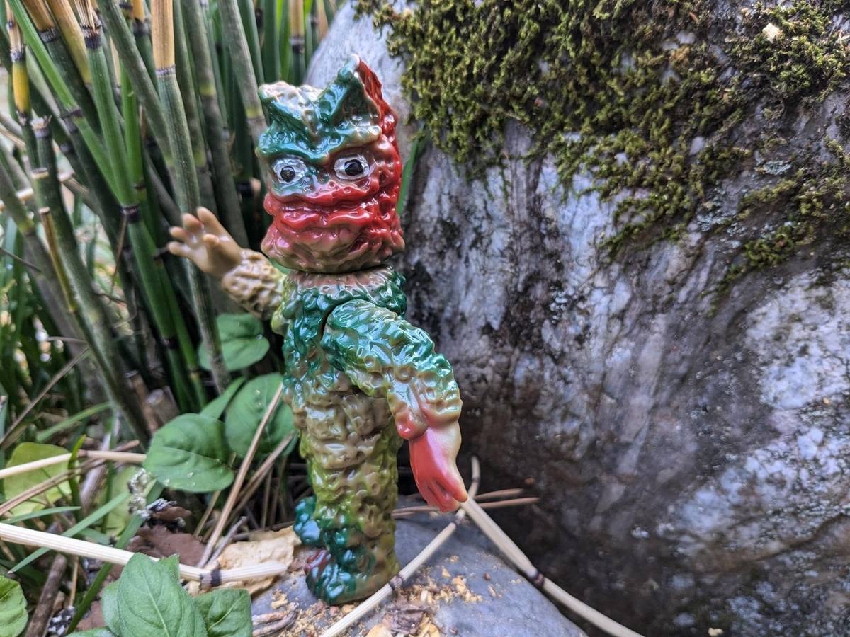 ぶたのはな / ソフト焼き玩具:ケロニア[カーキ色]〈+Eng sub〉 - smogbom