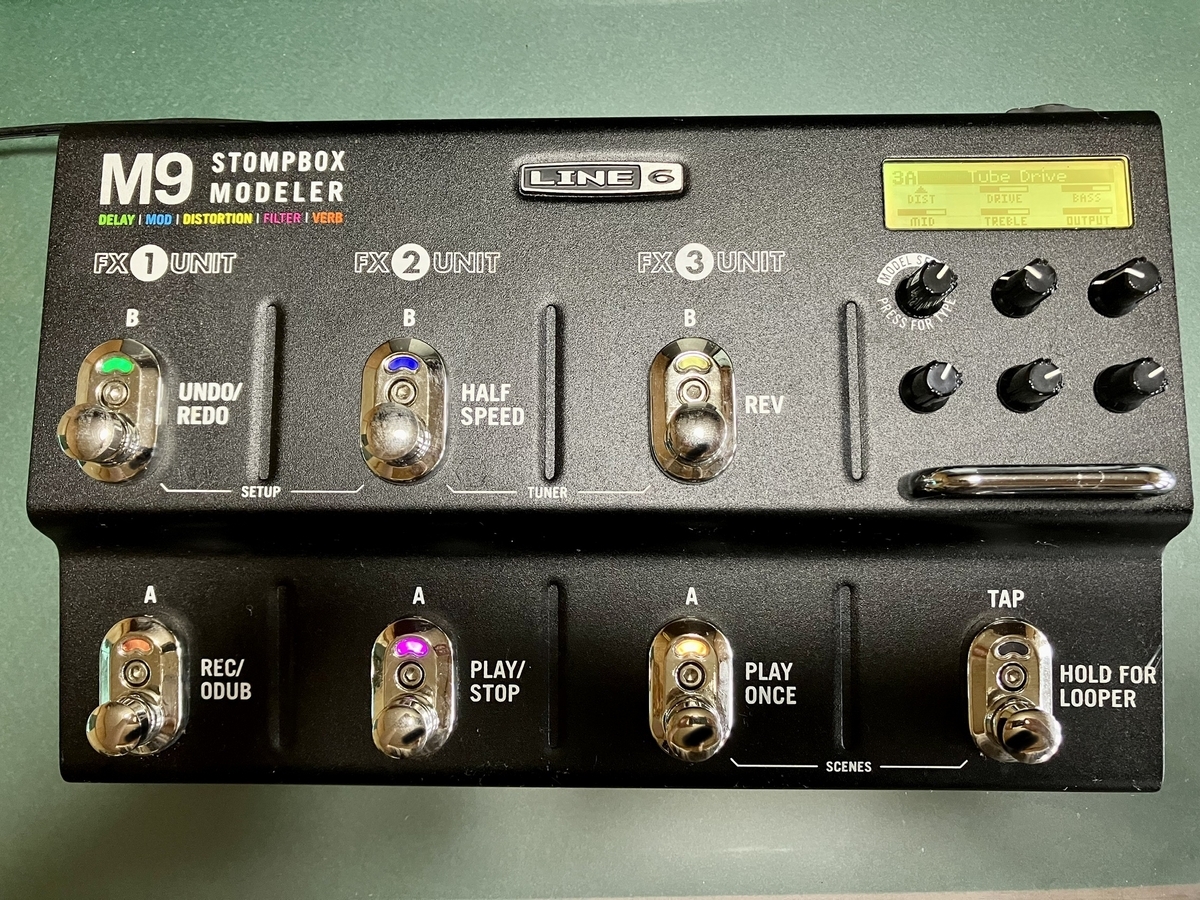 LINE6マルチエフェクター M9 使用レビュー 良かった点、悪かった点