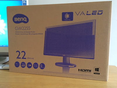 BenQ GW2255HM（21.5型VAフルHD）を購入しました。消費電力など