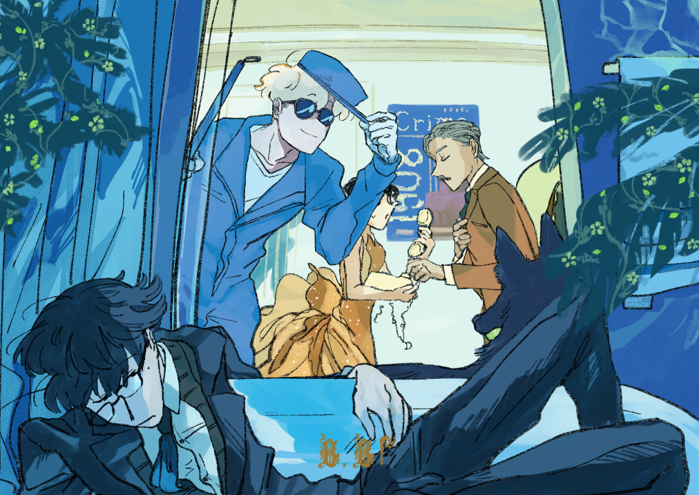 一次創作一枚絵4枚(企画展出展イラスト) | SKIMA（スキマ）