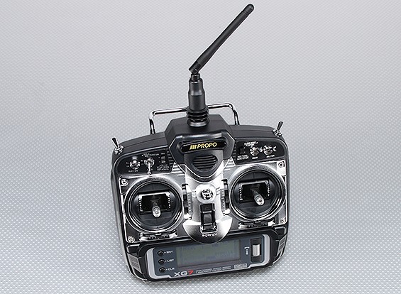 JR XG7 7-Channel 2.4GHz DMSS Transmitter w/RG831B Receiver (Mode 2)