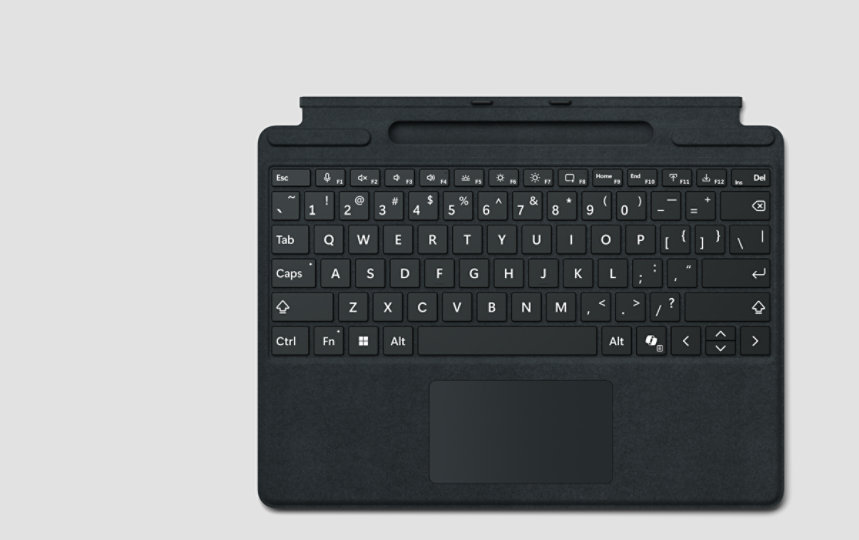 Surface Pro 13-inch Keyboard with Pen Storage for Business