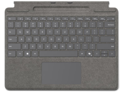 法人向けペンの収納部を内蔵した Surface Pro キーボード- バック
