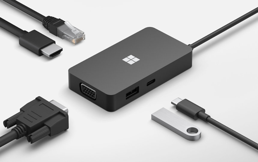 Microsoft Surface USB-C Travel Hub を購入 (ポート、互換性、価格を