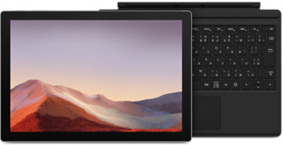お得な 2 点セット Surface Pro 7 (プラチナ) + タイプ カバー