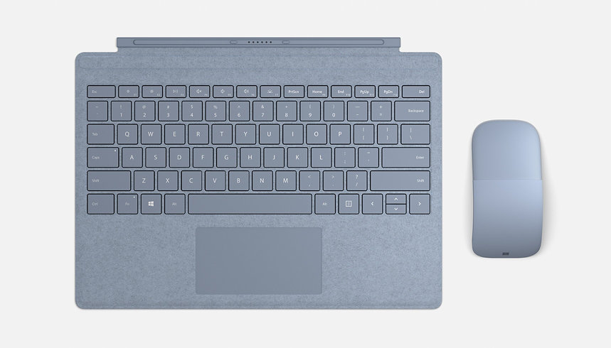 Microsoft Surface アーク マウス (ライト グレー、Bluetooth、タッチ