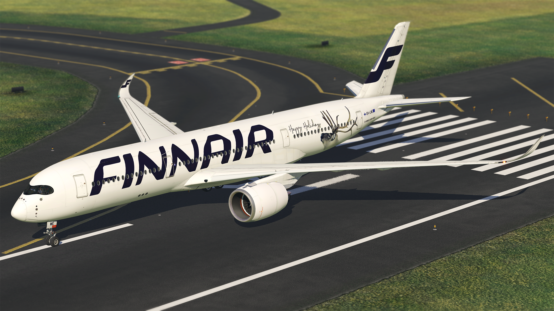 Finnair 'Happy Holidays' A350 (OH-LWE) - FlightFactor - iniBuilds