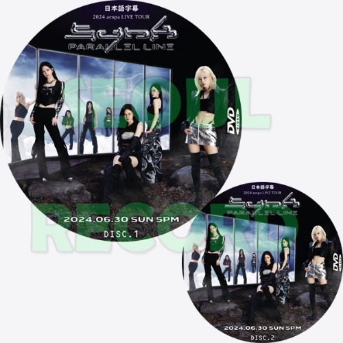 K-POP］「2024 aespa LIVE TOUR - SYNK : PARALLEL LINE -」2枚組