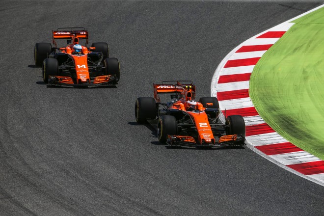 F1速報別注 スパーク マクラーレン MCL32 ホンダ 2017 モナコGP F1速報