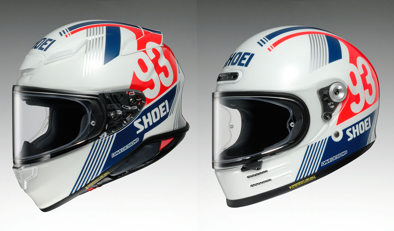 マルク・マルケスのレプリカヘルメット『MM93 RETRO』がショウエイZ-8