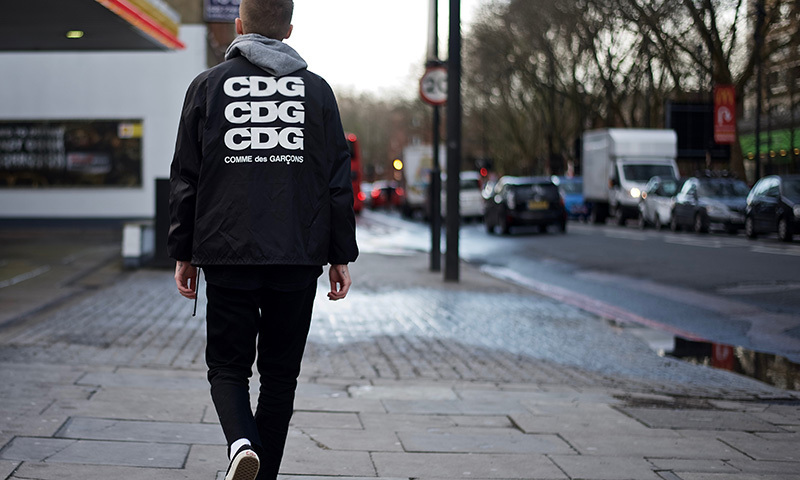 大人気◇完売続出!! コムデギャルソン コーチジャケット◇黒 (COMME