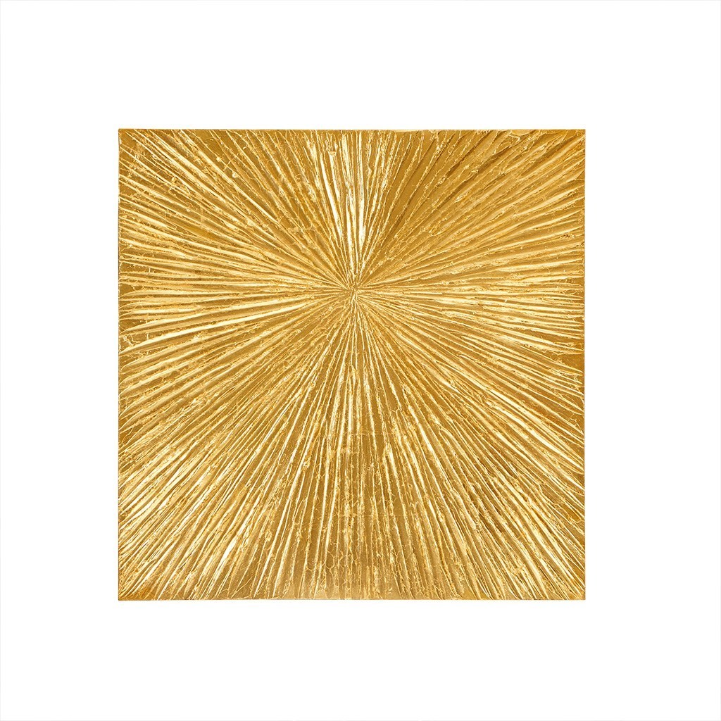 Madison Park Signature 76x76cm 金銀箔ウオールアート Sunburst