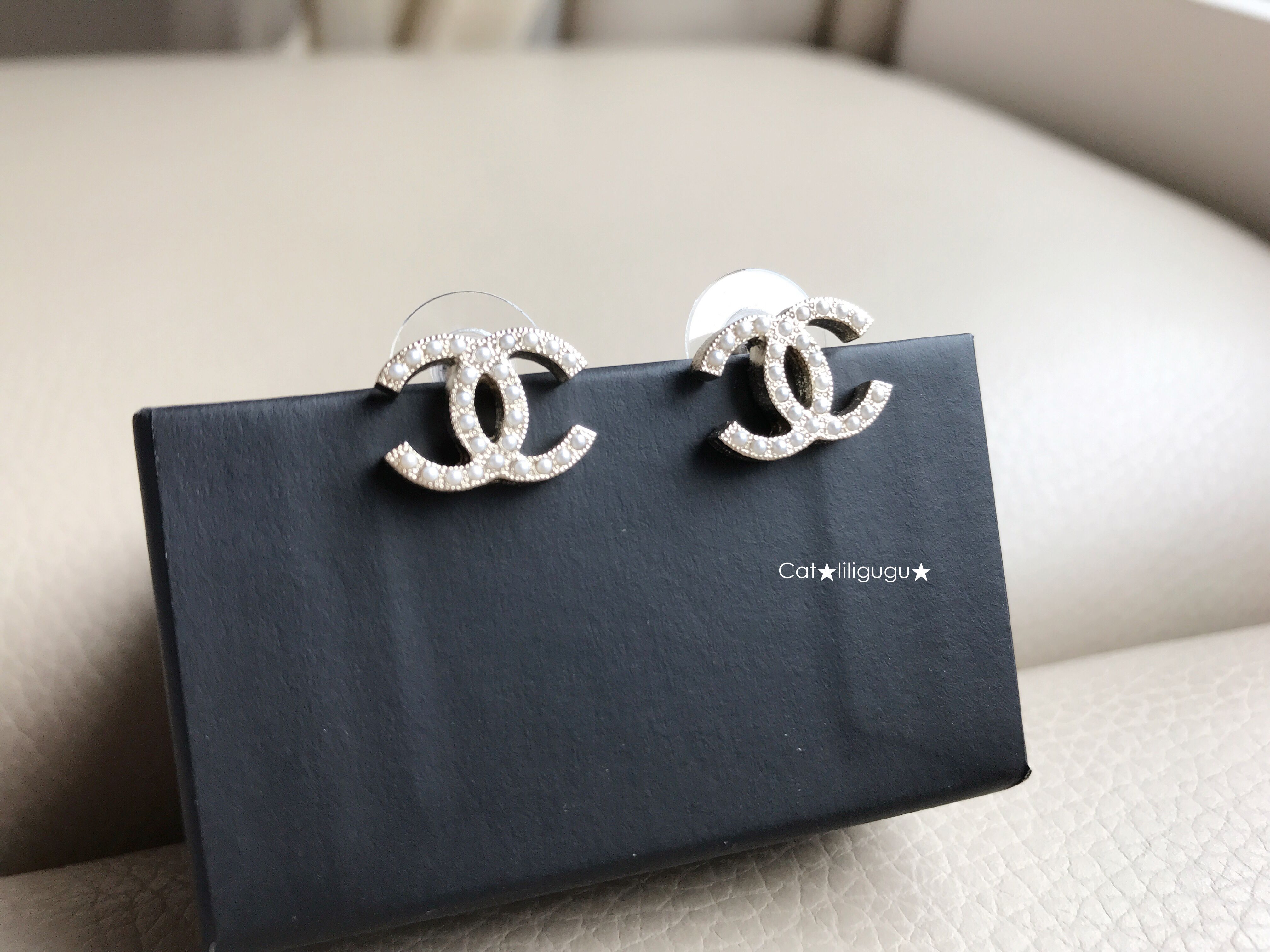 シャネル)A99087☆パールCCロゴ☆ピアス ゴールド (CHANEL/ピアス