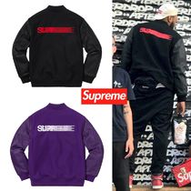 18AW Supreme Motion Logo Varsity Jacket - モーションロゴ (Supreme