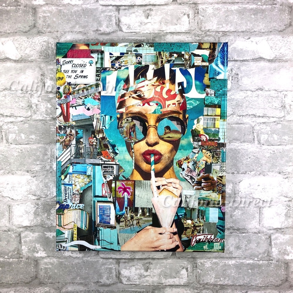 Oliver Gal 特大 76x91cm Summer Shores キャンバスアート (Oliver Gal