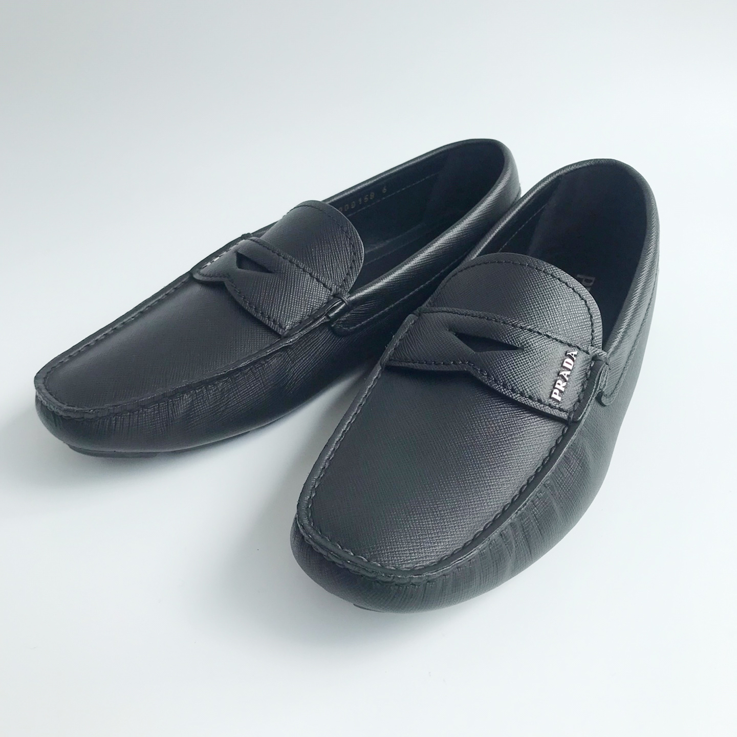 PRADAサフィアーノメンズドライビングシューズ 2DD158 053 F0002