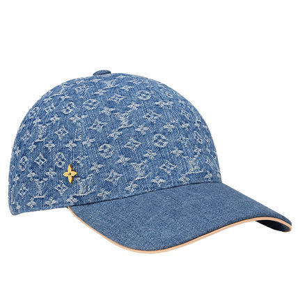 上品カジュアル☆】ルイヴィトン キャップ モノグラムデニム (Louis