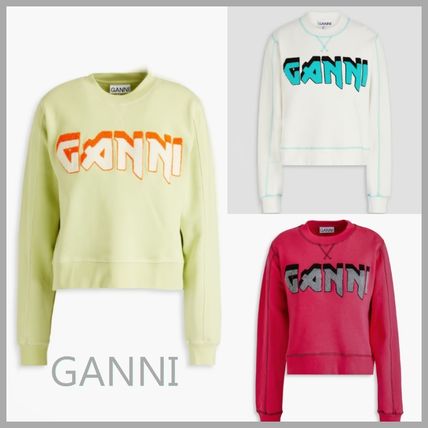 ピンク系 Ganni(ガニー) スウェット・トレーナー(レディース