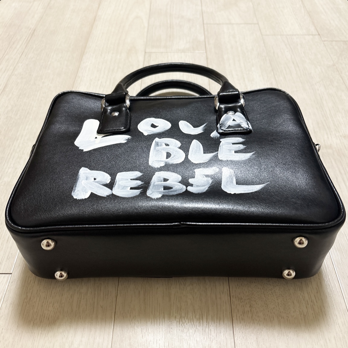 可愛いの最上級】 コムデギャルソン メッセージペイントバッグ (COMME