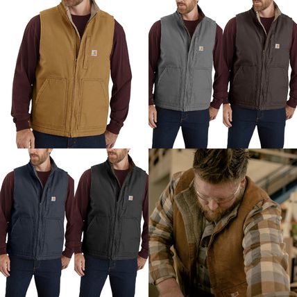 グレー（灰色）系 Carhartt(カーハート) ダウンベスト(メンズ