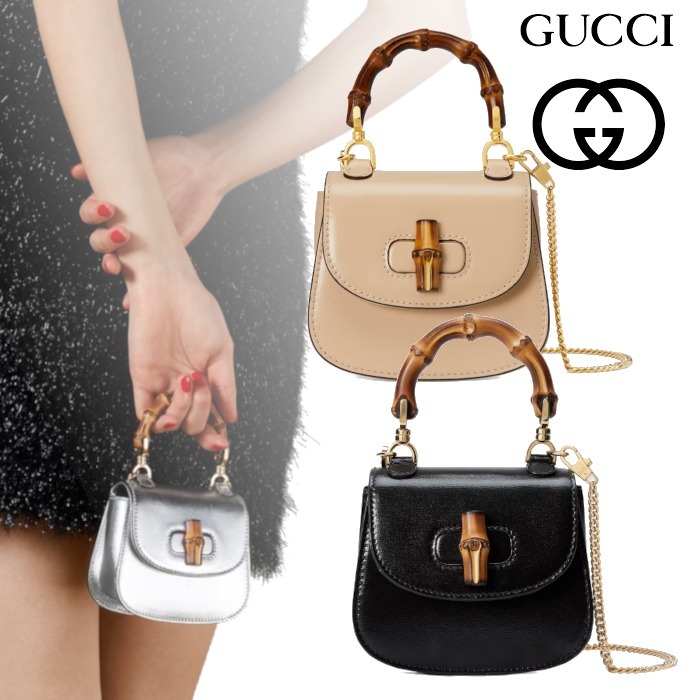 24新作 グッチ バンブー 1947 スーパーミニバッグ (GUCCI/ショルダー