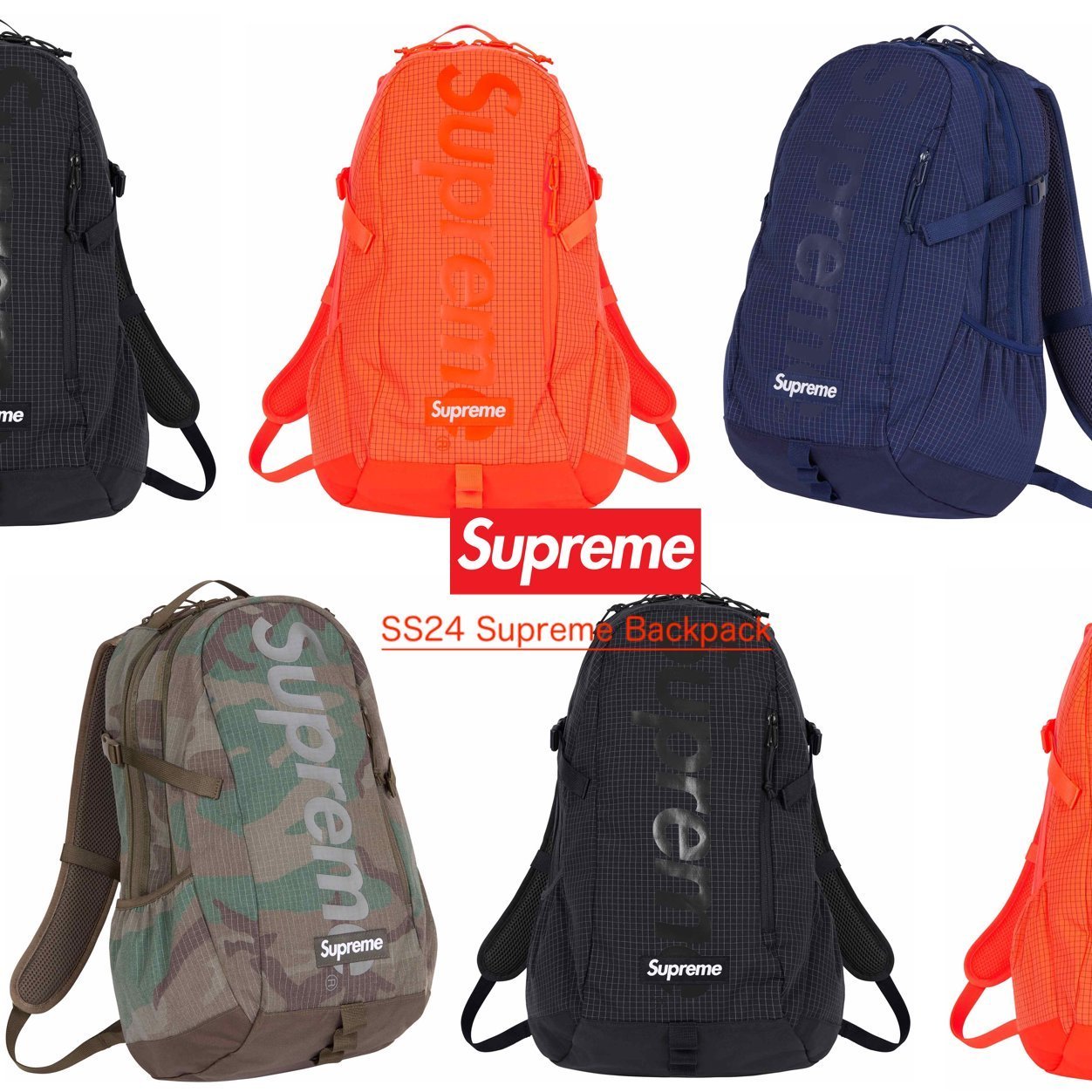 SS24 Supreme Backpack - シュプリーム バックパック (Supreme/バック