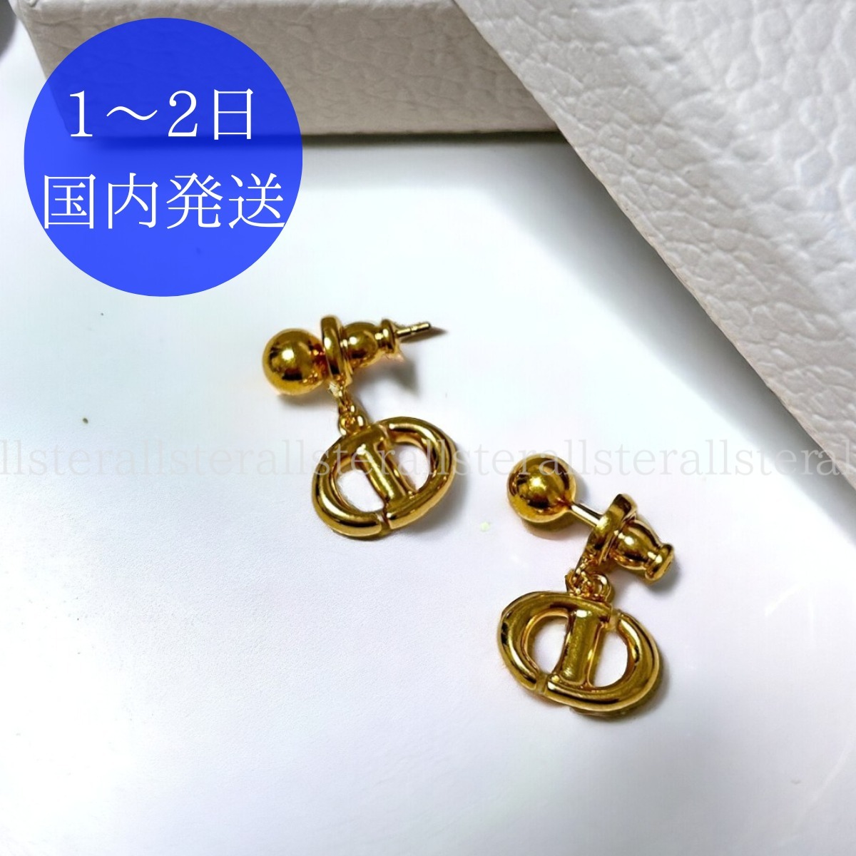 ホスト界で人気【DIOR】ディオール CD モチーフ ピアス すぐ発送 (Dior