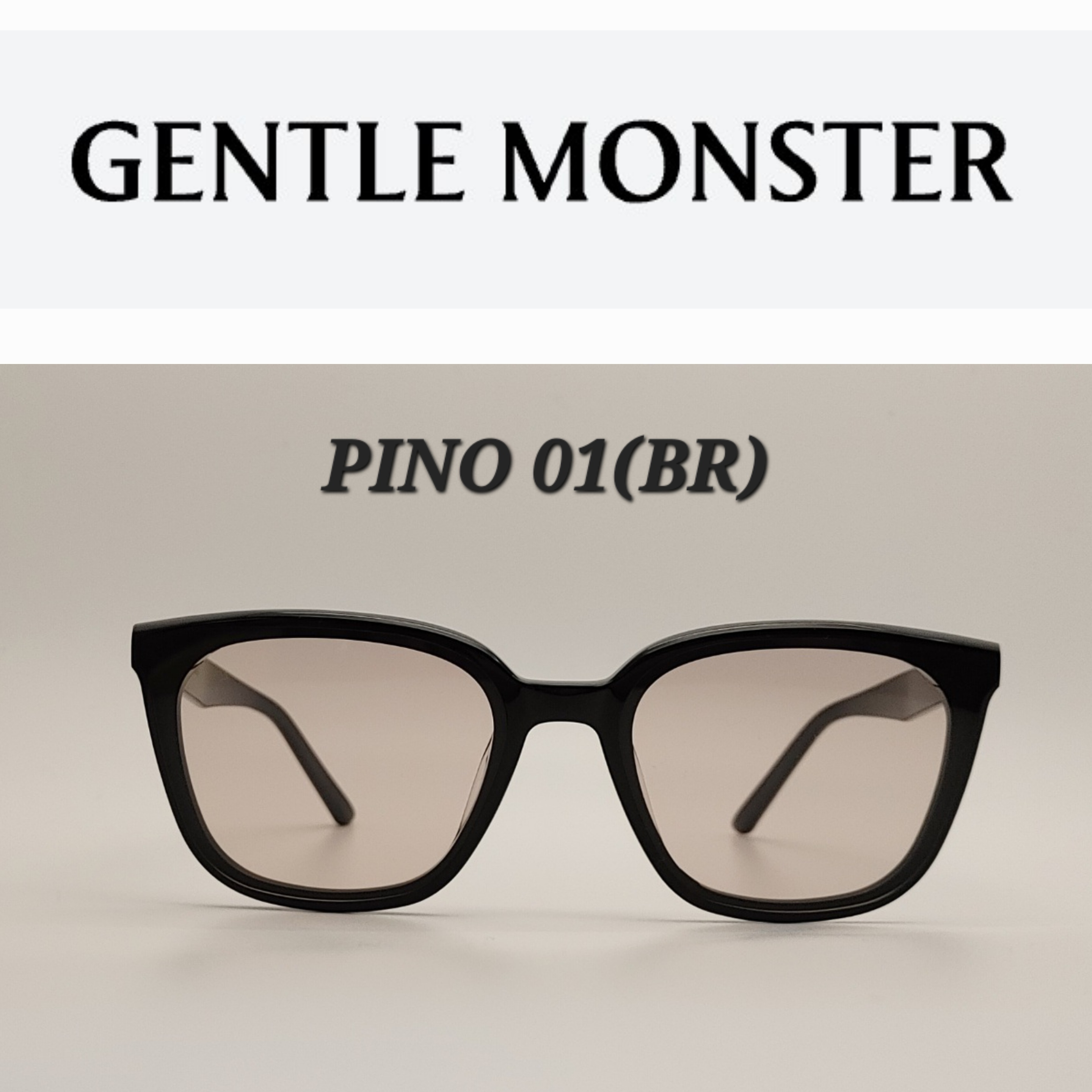 24年☆新製品 PINO 01(BR)☆トレンディなティントサングラス☆ (Gentle