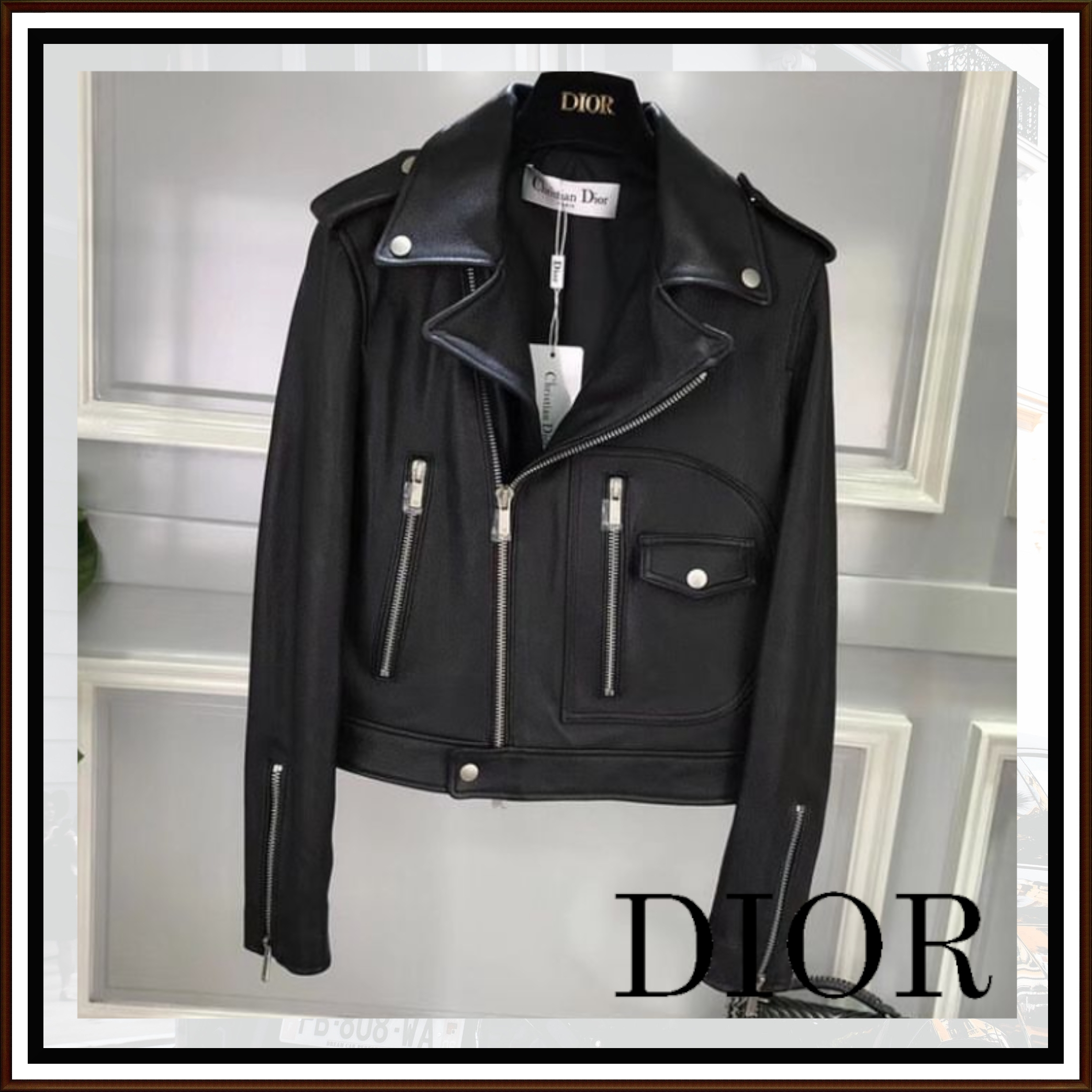 超かっこいい！】☆ディオール☆ライダースジャケット (Dior/レザー