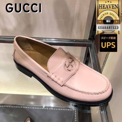 ピンク系 GUCCI(グッチ) ローファー・オックスフォード(レディース