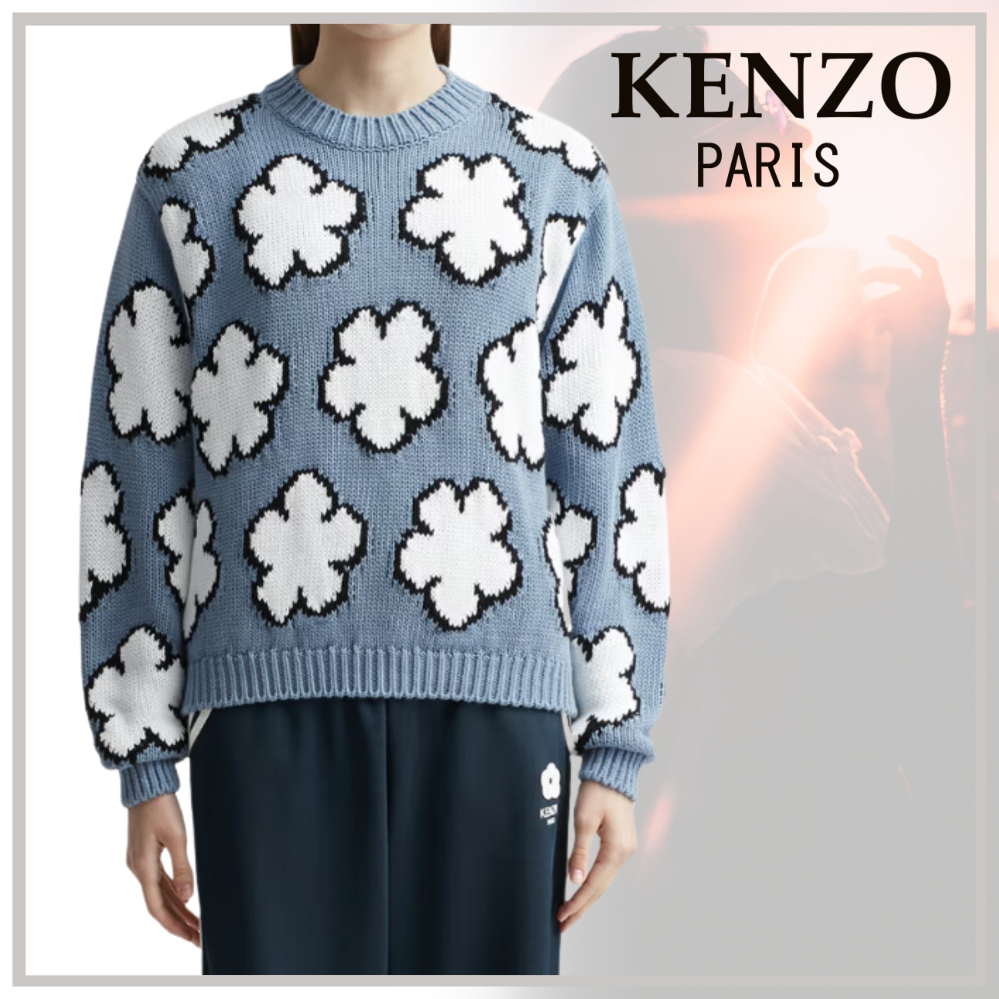 ハイセンスな【KENZO】BOKE フラワーモチーフ ジャンパー 24SS (KENZO