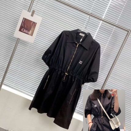 襟付 MiuMiu(ミュウミュウ) ワンピース(レディース) - ブランド通販のBUYMA