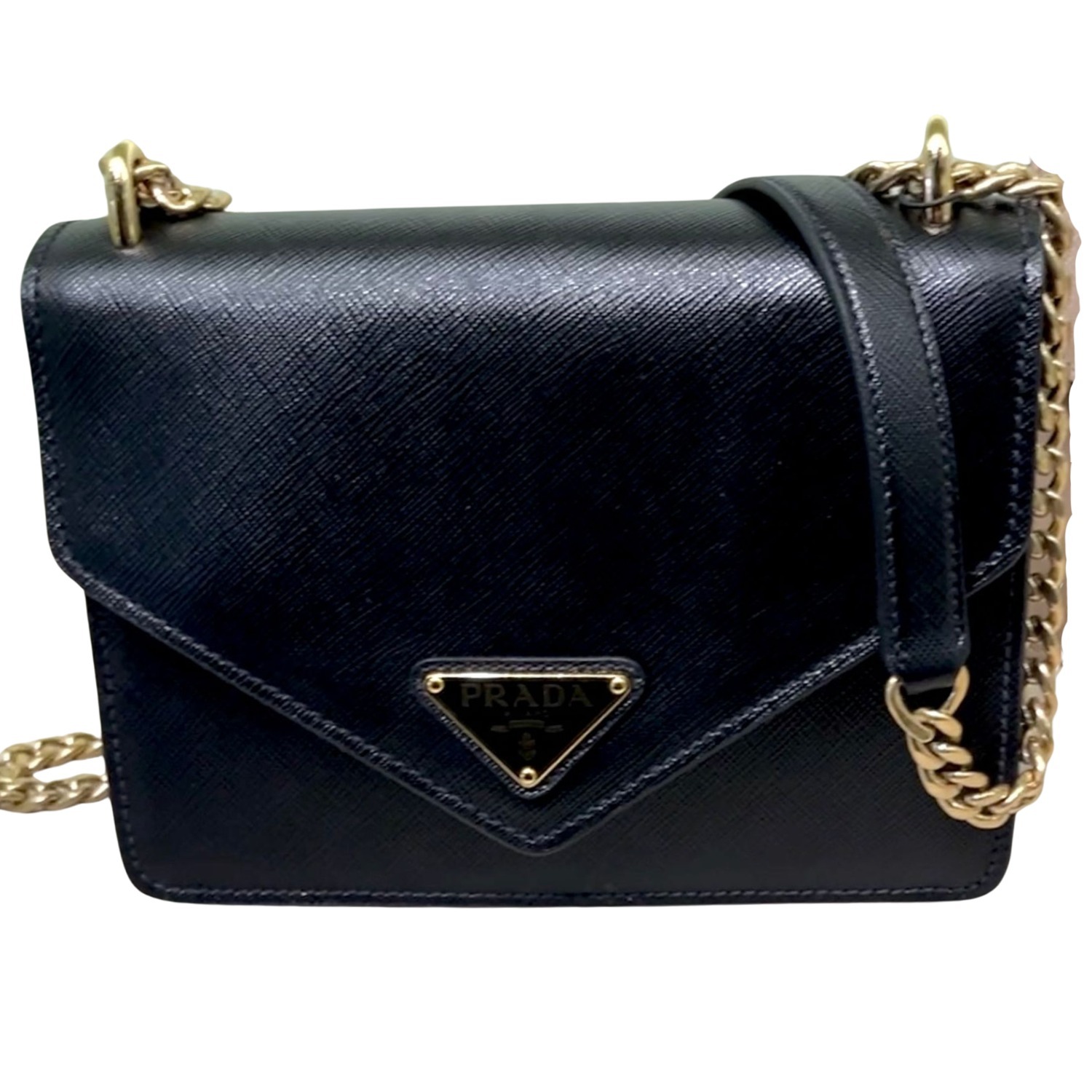 PRADA プラダ サフィアーノ チェーンショルダーバッグ 1BD200 (PRADA