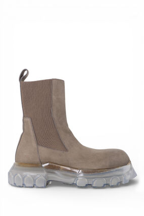 RICK OWENS | BEATLE BOZO TRACTOR BOOTS DUST/CLEAR ブーツ (RICK